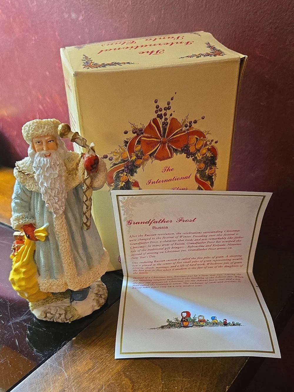 Vtg 1993 - The International Santa Claus Collection - Grandfather Frost - Russia